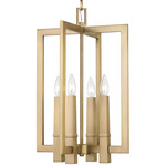Blake Foyer Pendant - Aged Brass