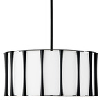 Bodie Pendant - Matte Black / White