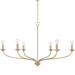 Dolan Chandelier - Brass