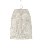 Naomi Pendant - Chalk White / Chalk White