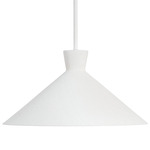 Paloma Metal Pendant - White