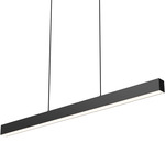 Boulevard Color Select Linear Pendant - Black / Frosted