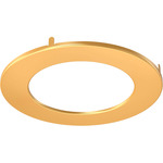 REC-PT 4 Inch Round Recessed Panel Trim - Gold