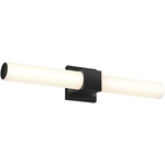 Noble Two Color Select Bathroom Vanity Light - Black / Frosted