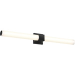 Noble Two Color Select Bathroom Vanity Light - Black / Frosted