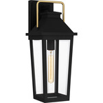 Buckley Outdoor Lantern - Matte Black / Clear Beveled