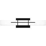 Giselle Bathroom Vanity Light - Matte Black / Opal Etched