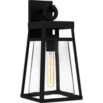 Godfrey Outdoor Lantern - Matte Black / Clear
