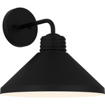 Rencher Outdoor Wall Sconce - Matte Black