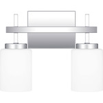 Wilburn Bathroom Vanity Light - Polished Chrome / Opal Etched