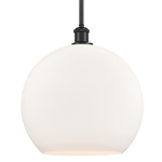 Athens 14 Stem Hung Pendant - Matte Black / Matte White