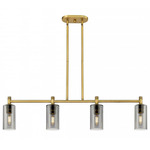 Crown Point Island Light - Brushed Brass / Smoked
