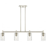 Crown Point Island Light - Polished Nickel / Clear Swirl