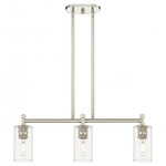 Crown Point Island Light - Polished Nickel / Clear