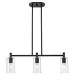 Crown Point Island Light - Matte Black / Clear Seedy