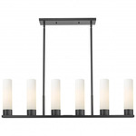 Empire Multi Light Linear Pendant - Matte Black / Matte White