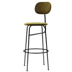 Afteroom Plus Upholstered Counter / Bar Chair - Black / City Velvet 031