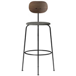 Afteroom Plus Upholstered Seat Counter / Bar Chair - Black Ash / Remix 152