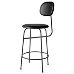 Afteroom Plus Upholstered Counter / Bar Chair - Black / Dakar Black Leather