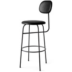 Afteroom Plus Upholstered Counter / Bar Chair - Black / Dakar Black Leather