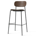 Co Upholstered Seat Counter/Bar Chair - Dark Stained Oak / Remix 233