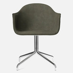 Harbour Swivel Armchair - Polished Aluminum / Fiord 961