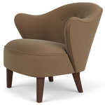 Ingeborg Lounge Chair - Dark Stained Oak / Grand Mohair 1103