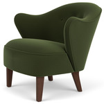 Ingeborg Lounge Chair - Dark Stained Oak / Grand Mohair 8205