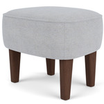 Ingeborg Footstool - Dark Stained Oak / Fiord 751