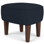 Ingeborg Footstool - Dark Stained Oak / Fiord 782