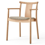 Merkur Upholstered Seat Dining Chair - Natural Oak / Hallingdal 65 200