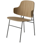 Penguin Dining Chair - Black / Natural Oak