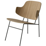 Penguin Lounge Chair - Black / Natural Oak