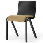 Ready Upholstered Dining Chair - Black Oak / Gold Boucle