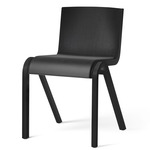 Ready Upholstered Dining Chair - Black Oak / Dakar Black Leather