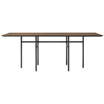 Snaregade Rectangle Dining Table - Black / Dark Oak