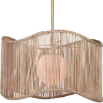 Nimes Pendant - Natural Brass / Natural