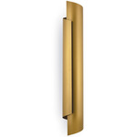 Flute Wall Sconce - Natural Brass