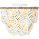 Southern Living Lorelei Ceiling Light - White