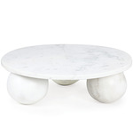 Marlow Marble Plate - White