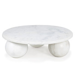 Marlow Marble Plate - White