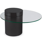 Odette Coffee Table - Black / Clear