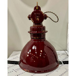 Industrial Dome Pendant - Vintage Bordeaux