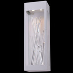 Arpione Esterno Outdoor Wall Sconce - Matte White / Firenze Clear