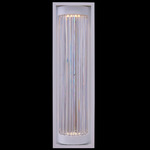 Cilindro Esterno Outdoor Wall Sconce - Matte White / Firenze Clear