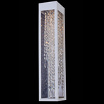 Tenuta Esterno Outdoor Wall Sconce - Matte White / Firenze Clear