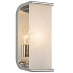 Abbott Bathroom Vanity Light - Polished Nickel / Alabaster