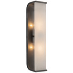 Abbott Bathroom Vanity Light - Urban Bronze / Alabaster