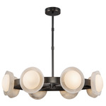Alonso Chandelier - Alabaster / Urban Bronze