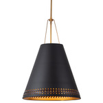 Brickell Pendant - Matte Black / Hazelnut